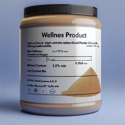 Gist 25CFU/g Max Aminozuurpoeder voor optimale pH 4,0-6,0 Evenwicht en gezondheidsvoordelen As 0,2% Min