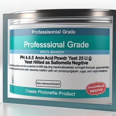 pH 4.0-6.0 Aminozuurpoeder met Gist 25 KVE/g Max Salmonella Negatief Professionele Kwaliteit